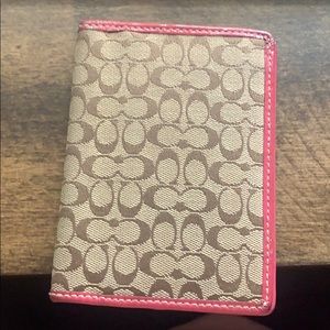 Coach passport cover!